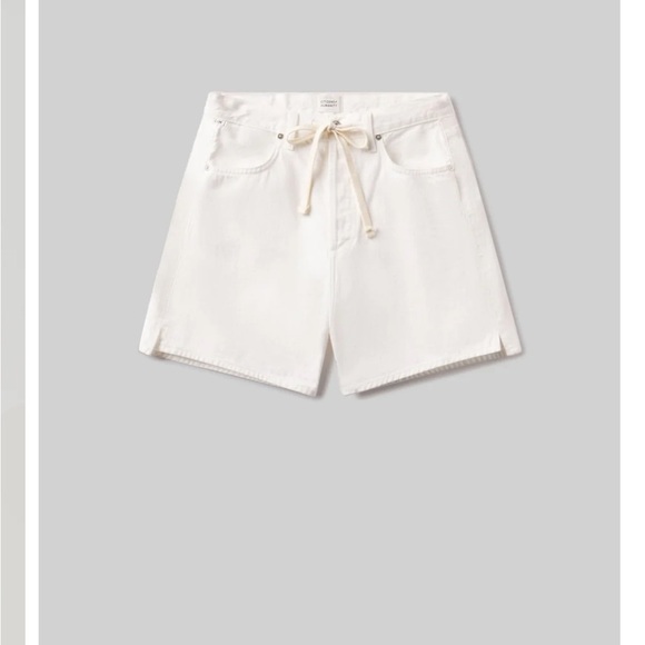 Anthropologie Citizens of humanity Byrnn drawstring shorts Fresco size 30 - Picture 2 of 5
